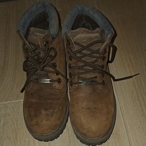 Skechers Men's Tan Lace-Up Boots